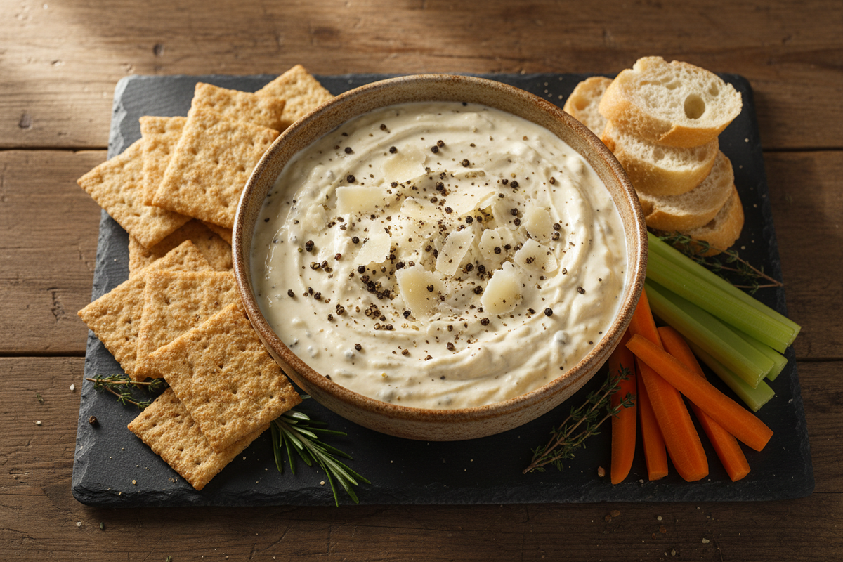 Peppercorn Parmesan Dip