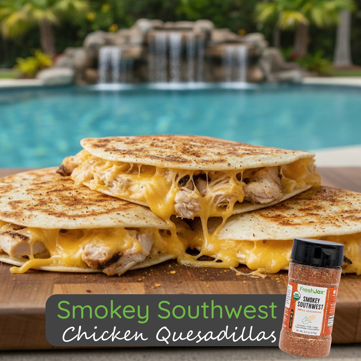 Smokey Southwest Chicken Quesadillas