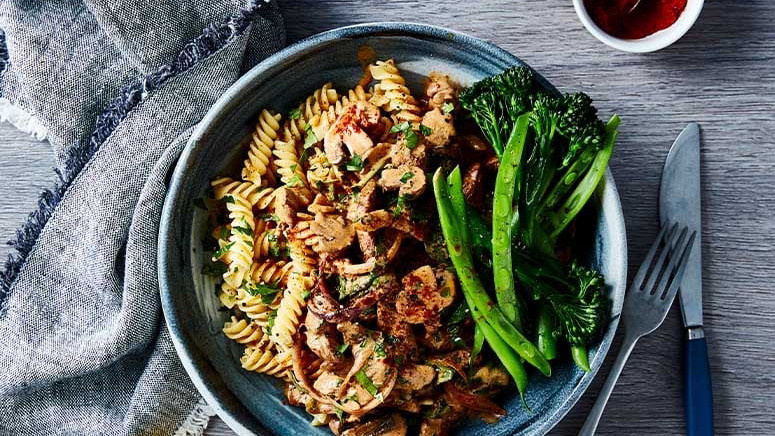 Image of Healthy Beef Stroganoff