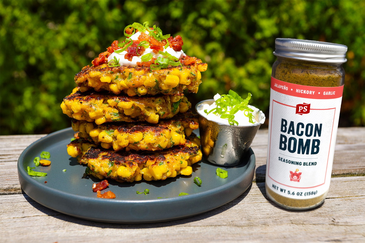 Bacon Corn Fritters