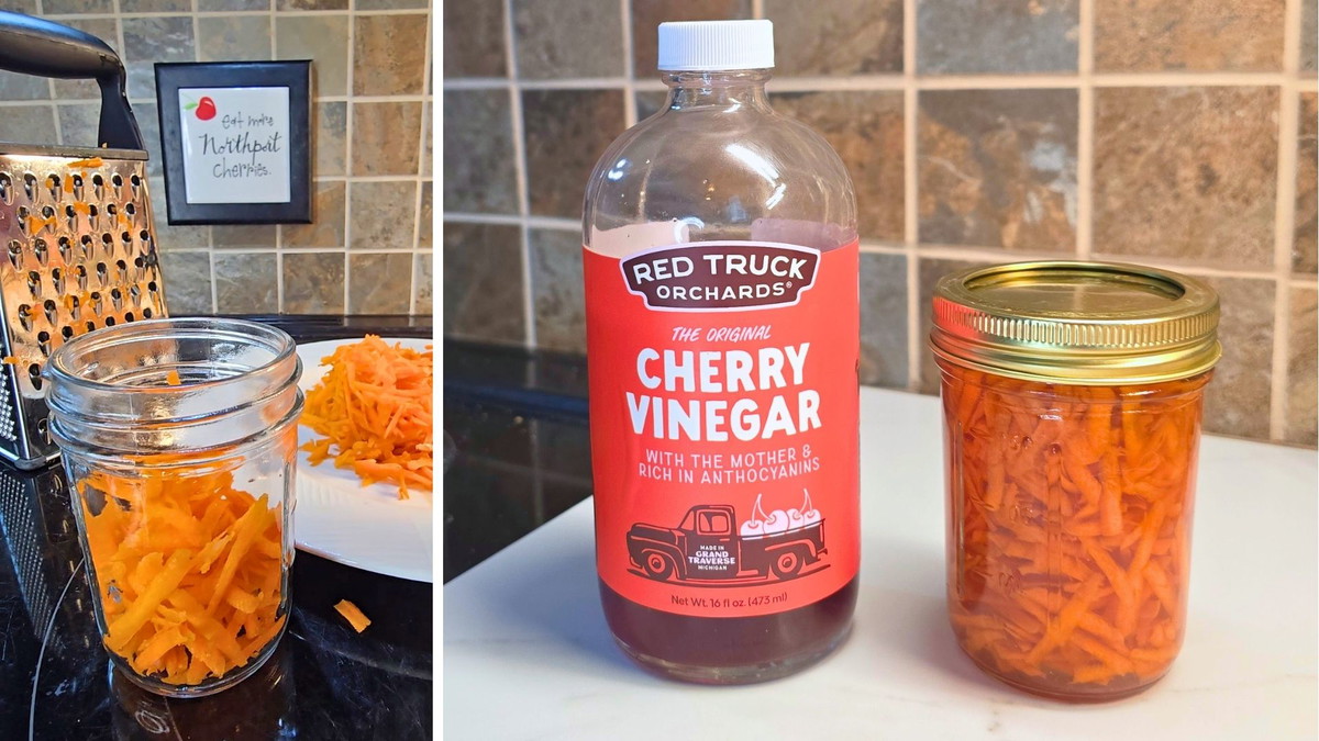 Quick-Pickled Carrots with Cherry Vinegar
