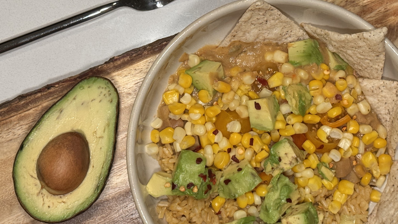 Image of Southwest Athlete Bowl with Creamy White Bean Chili