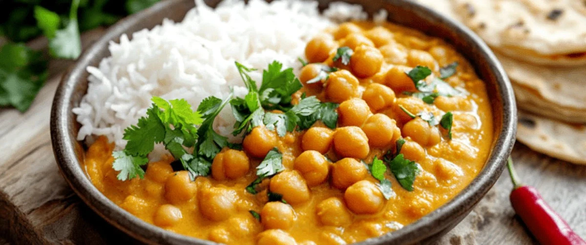 Creamy Chickpea Curry with Coconut Milk