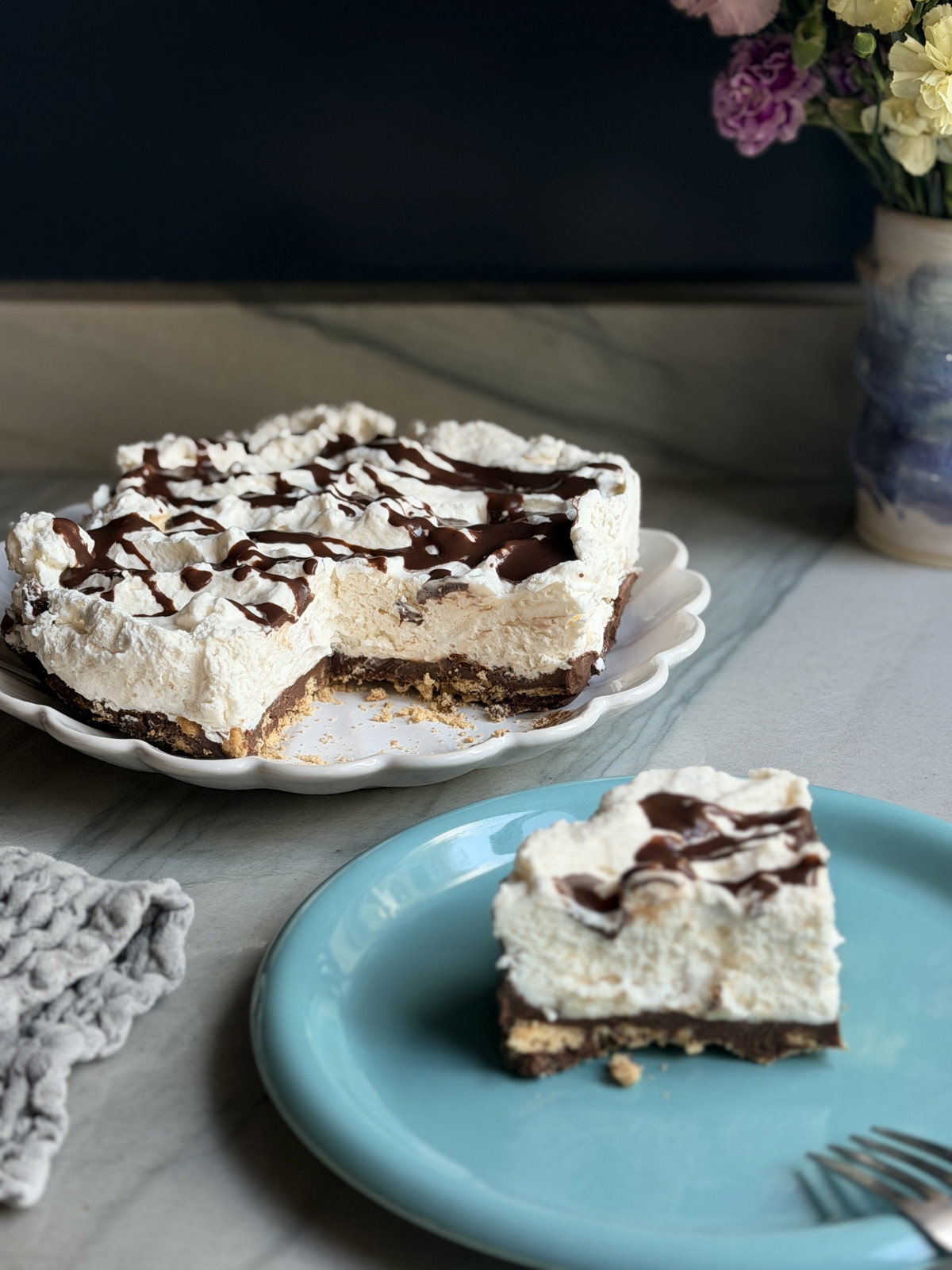 No Bake S'mores Icebox Cake