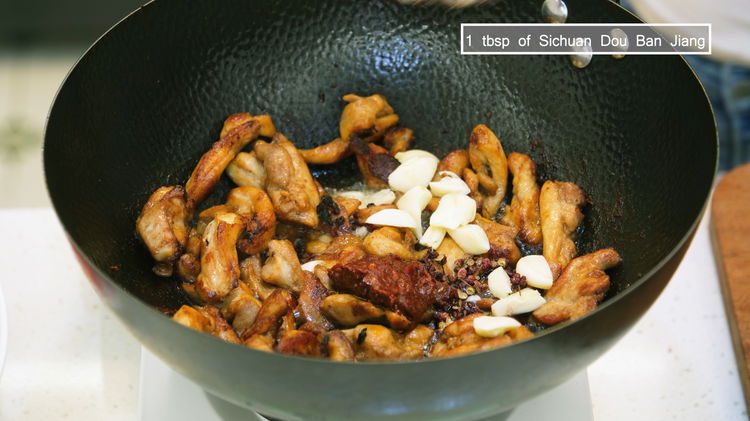 Image of Add 1 tsp of Sichuan peppercorns, 5 cloves of diced...