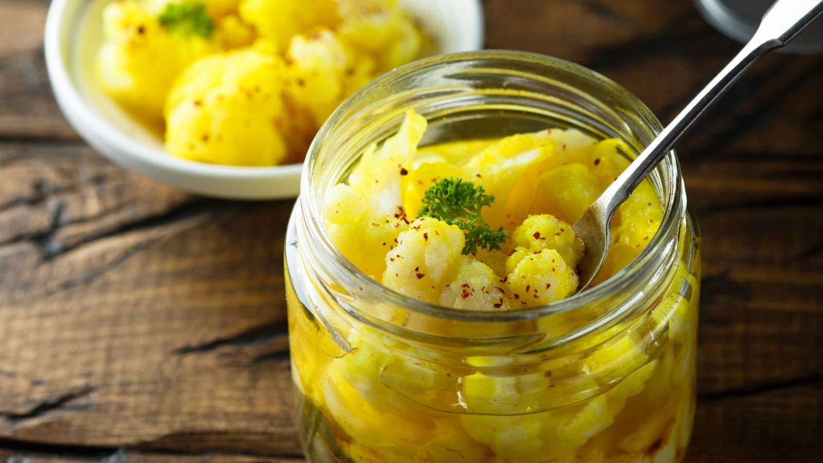Cherry Pickled Cauliflower