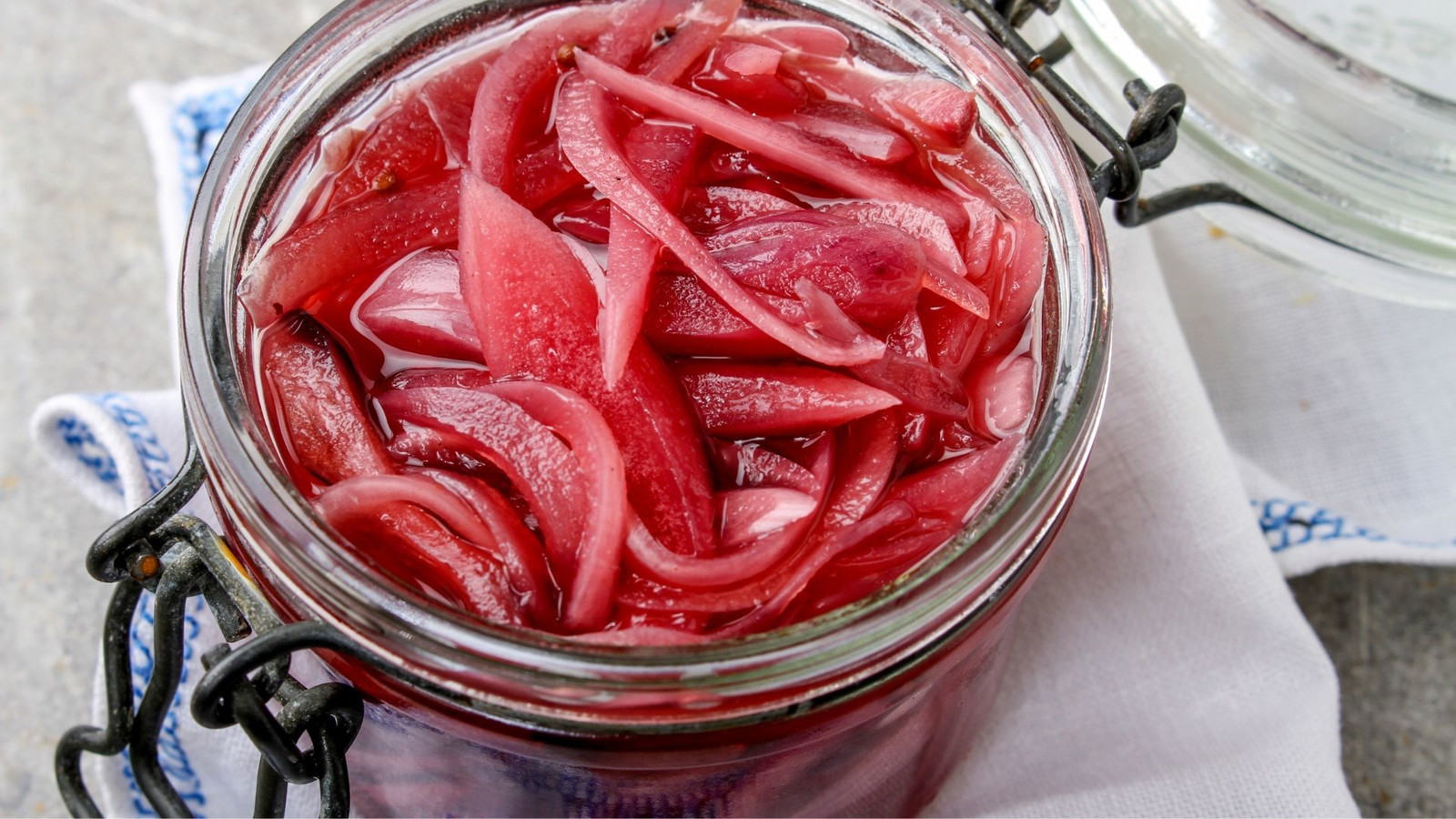 Em's Quick-Pickled Red Truck Red Onions