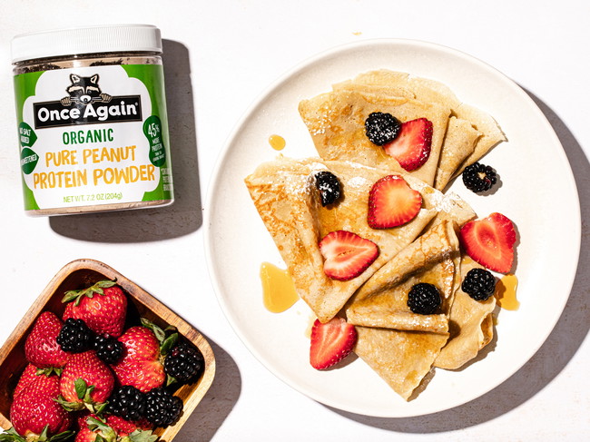 Image of High Protein Crepes with Berries