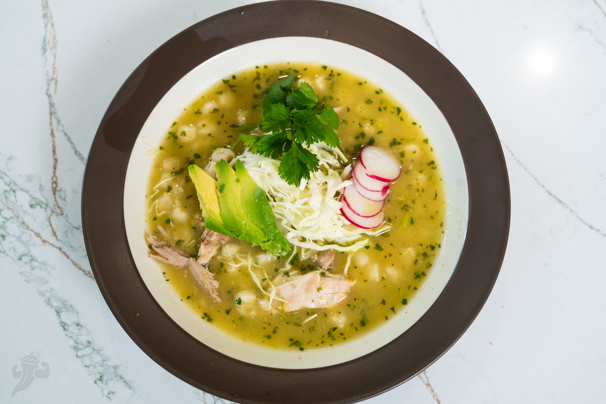 Green Chile Chicken Pozole
