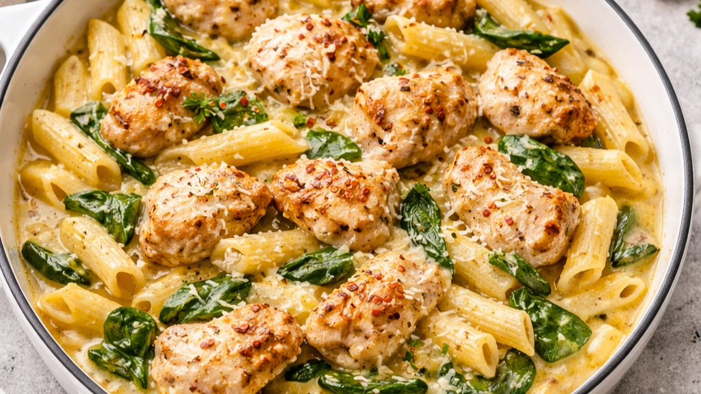 Image of Creamy Chicken Thigh Pasta