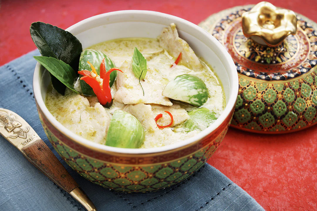Chicken and Thai Green Curry Sauce