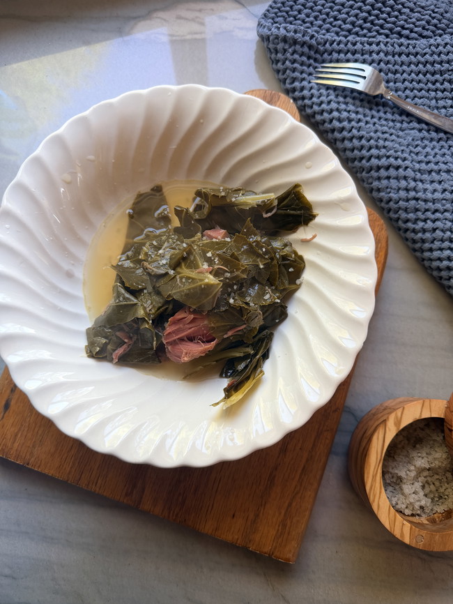 Image of A Pot of Collards