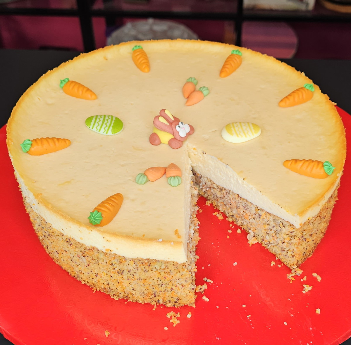 Rübli-Skyr-Käsekuchen