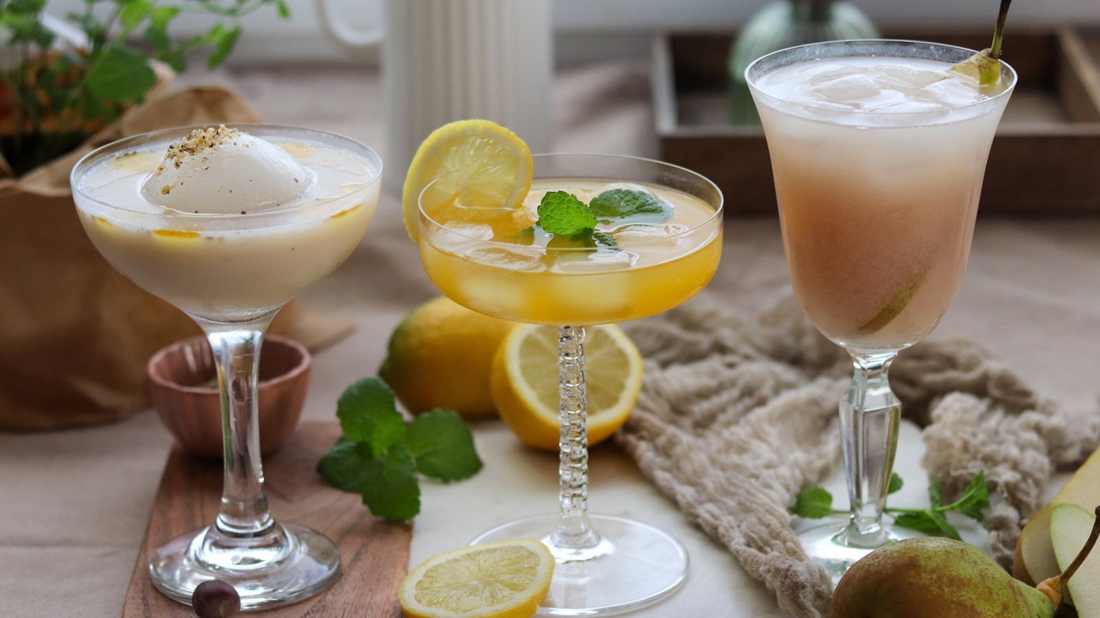 Alkoholfreier Mango Spritzz mit Passionsfrucht-Balsamessig