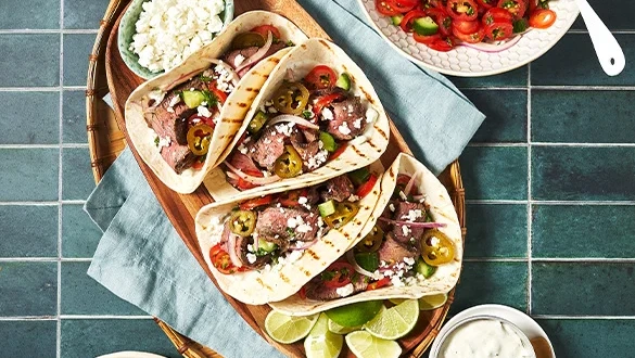 Image of Greek Inspired Lamb Tacos