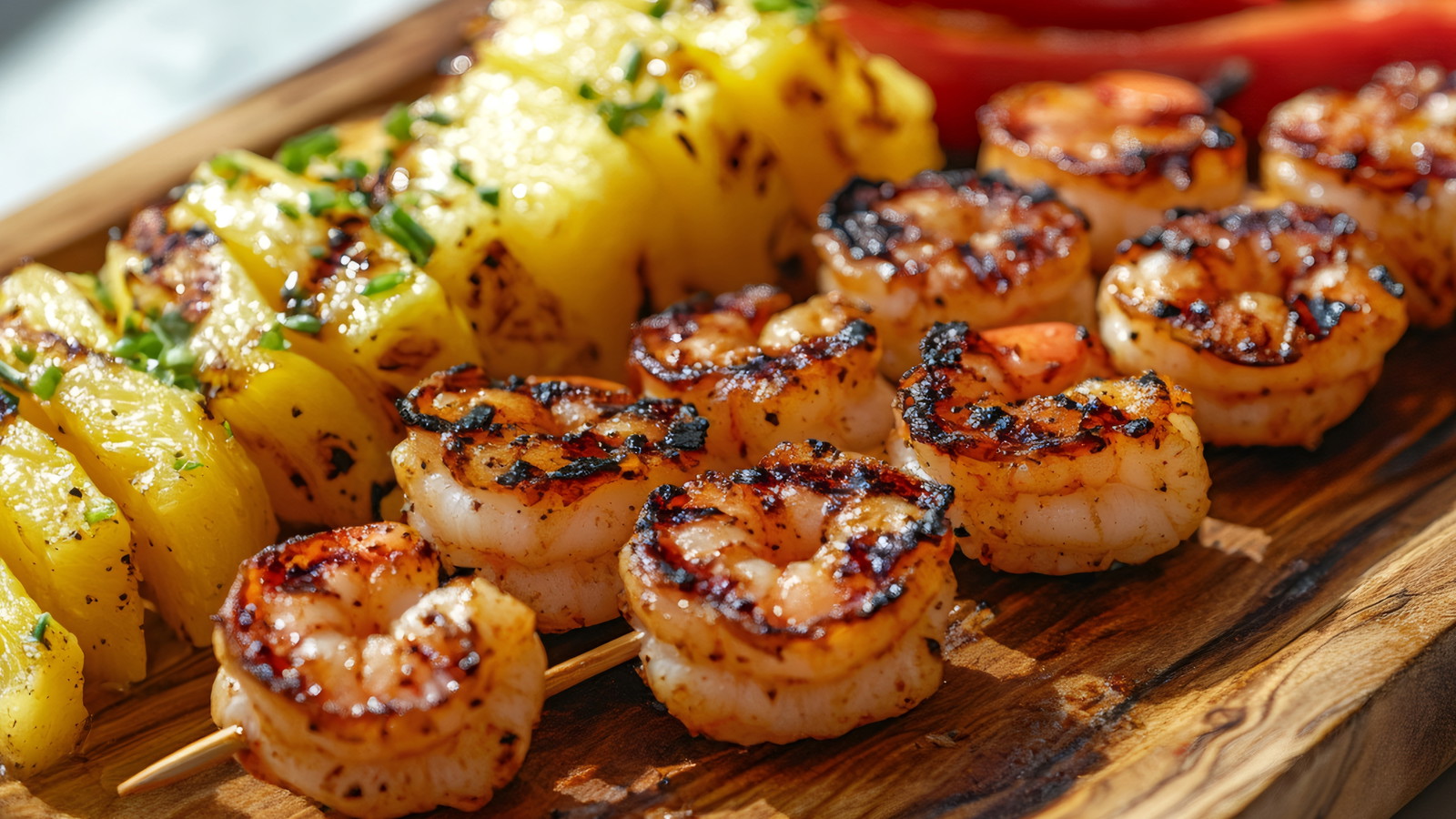 Image of Culinary Genie Citrus Pepper Grilled Shrimp Kabobs recipe