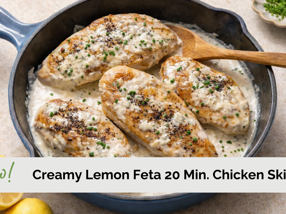 ダイエットフード KeiKei Creamy Lemon Feta 20 Minute Chicken Skillet – Stacey Hawkins