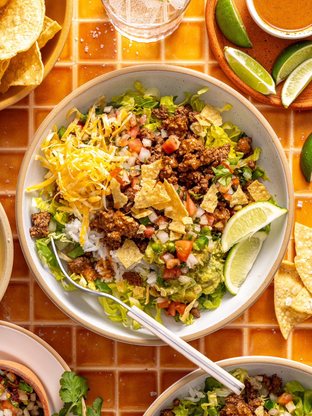 Chili Lime Taco Salad Bowl