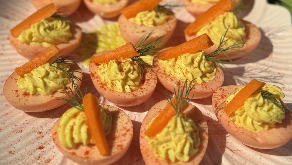 Image of Buffalo Deviled Eggs