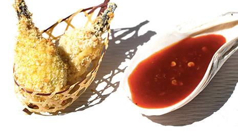 Fried Clams with Pad Thai Sauce