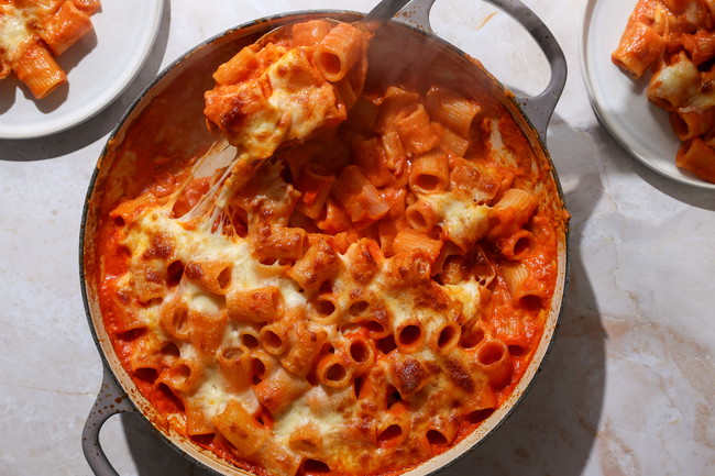 Image of Baked Spicy Pasta Vodka
