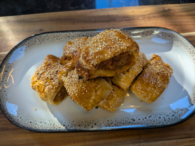 Image of Berlin-style Döner Kebap Sausage Rolls