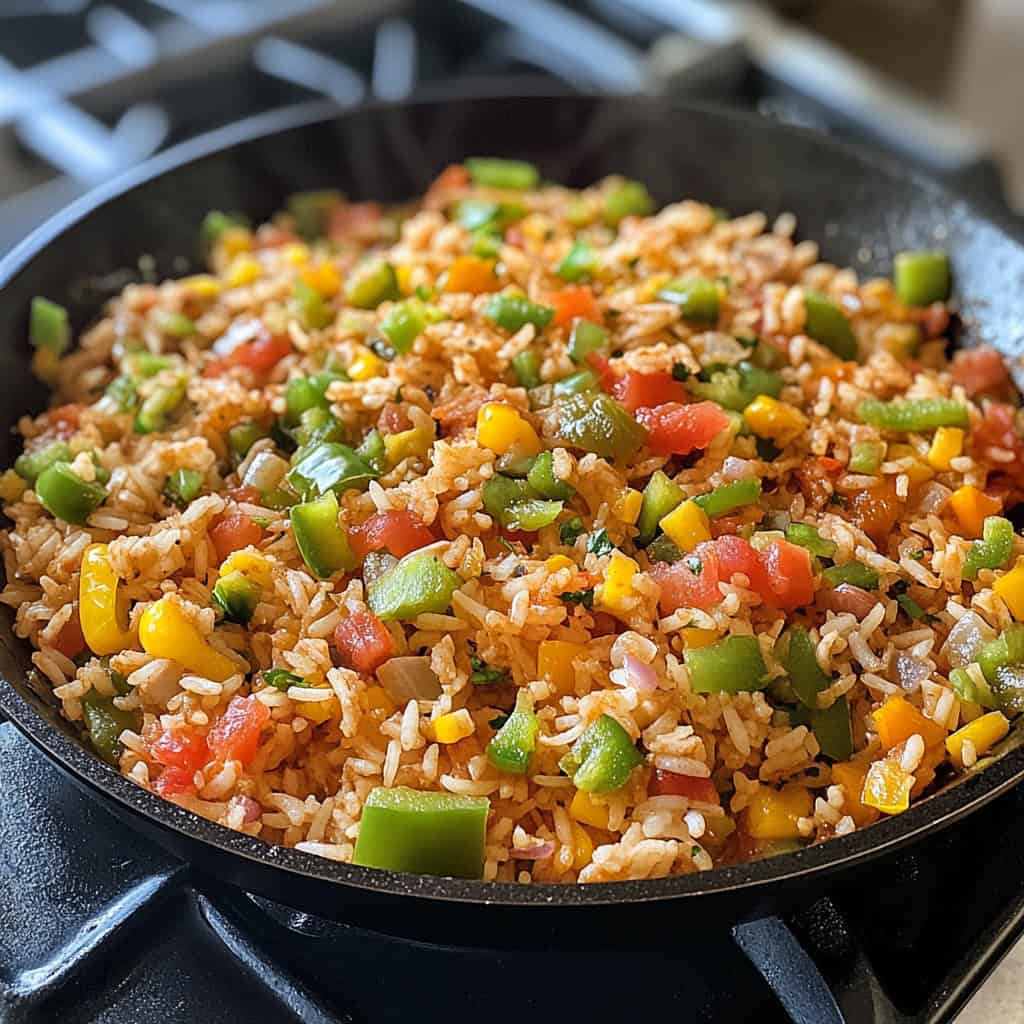 Chorizo and Rice Skillet