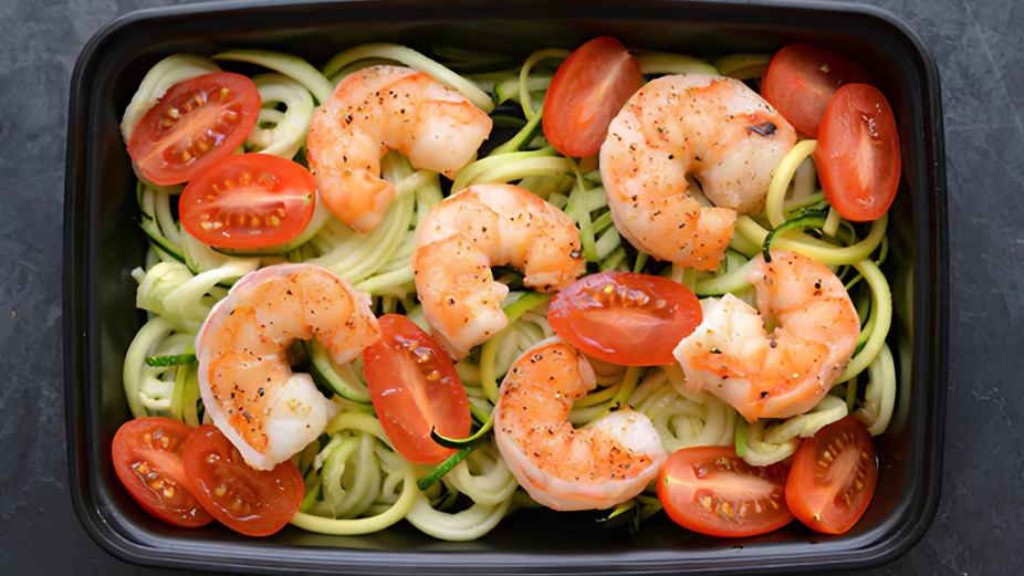 Image of Meal Prep Shrimp & Zucchini Noodles