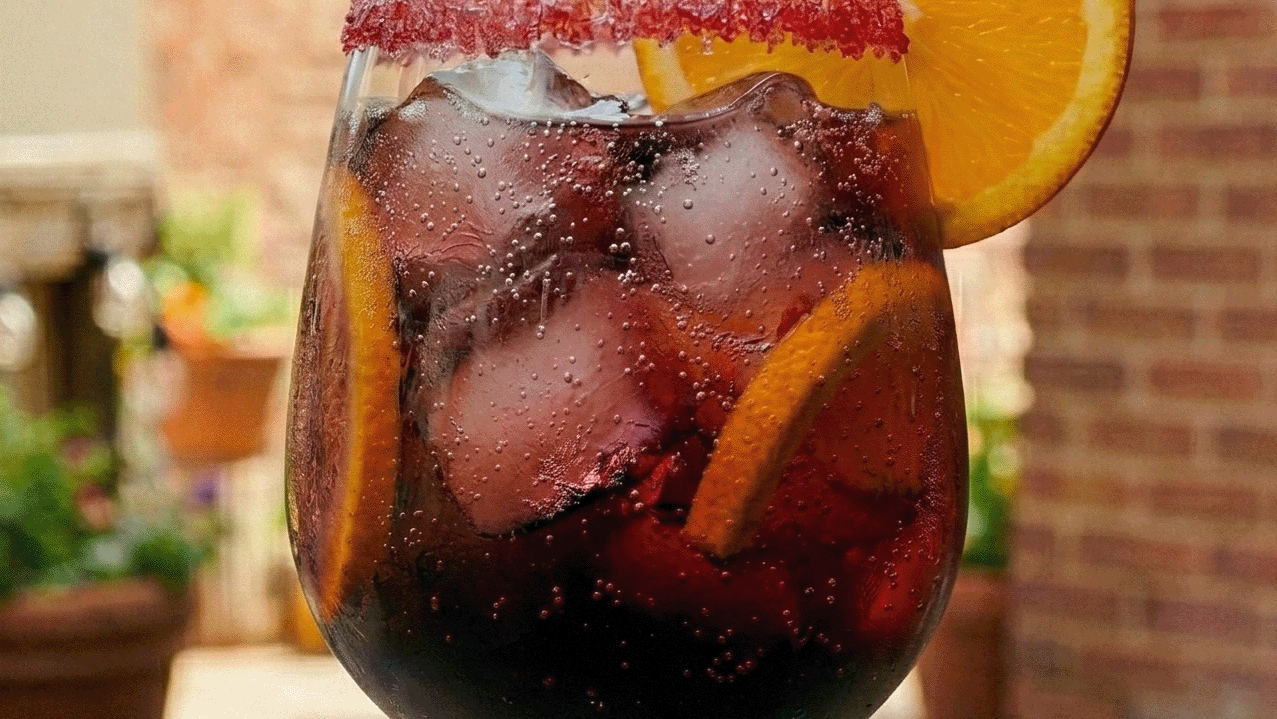 Black Currant & Orange Sangria Spritz
