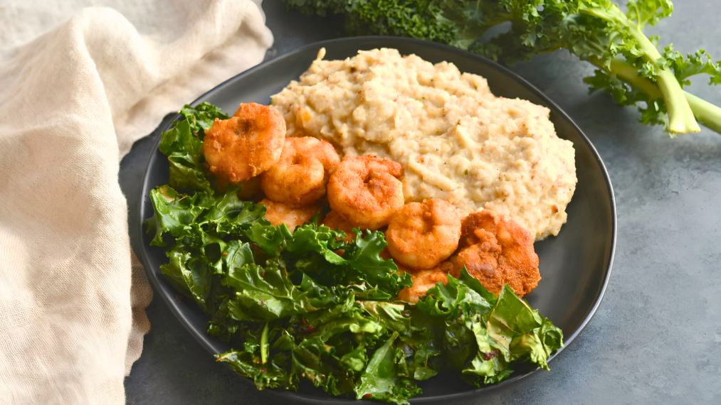 Image of Paprika Shrimp & Cauliflower Mash