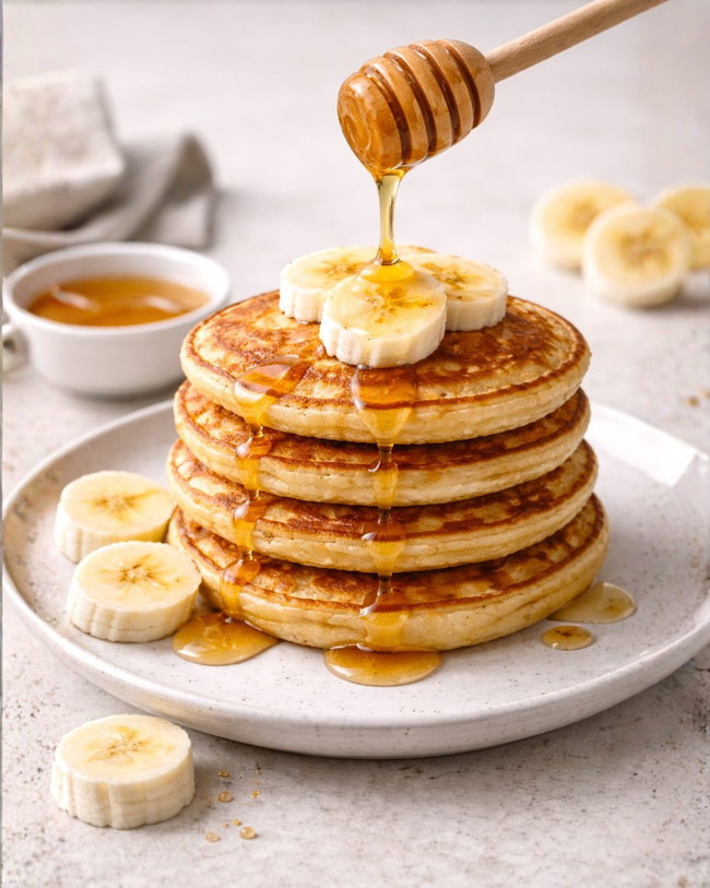 🥞 Honig-Bananen-Pancakes