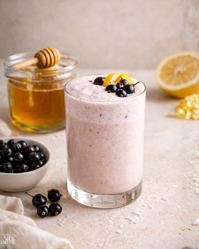 Image of 🍯 Honigflip mit schwarzer Johannisbeere