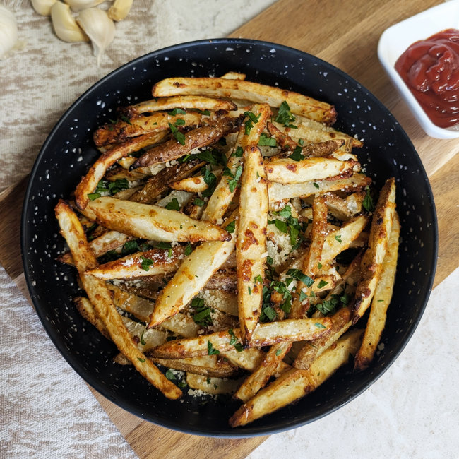 Image of Crispy Air Fryer Garlic Parmesan Fries