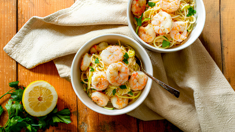 Image of Lemon Garlic Butter Shrimp Scampi