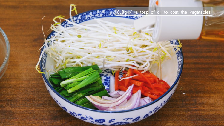 Image of Thoroughly combine all the vegetables in a big mixing bowl....