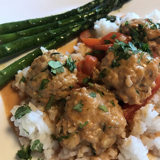 Image of Thai Curry Meatballs