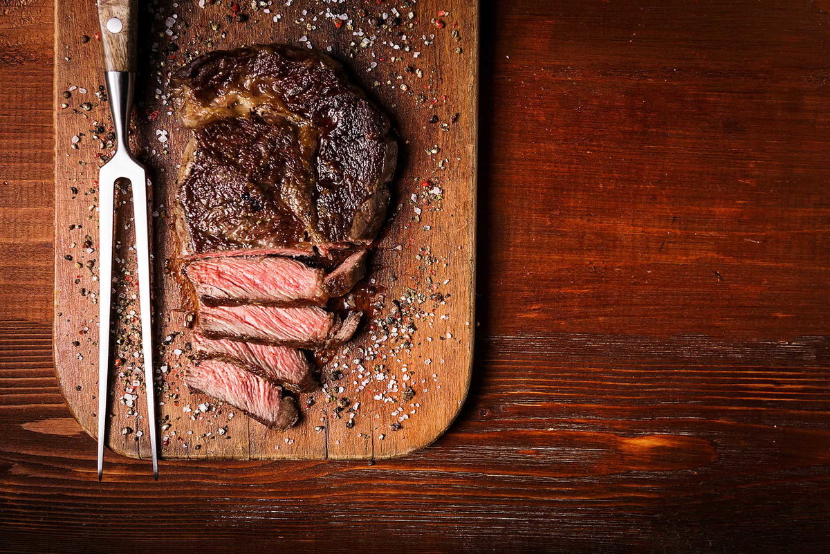 Reverse Seared Ribeye Steak