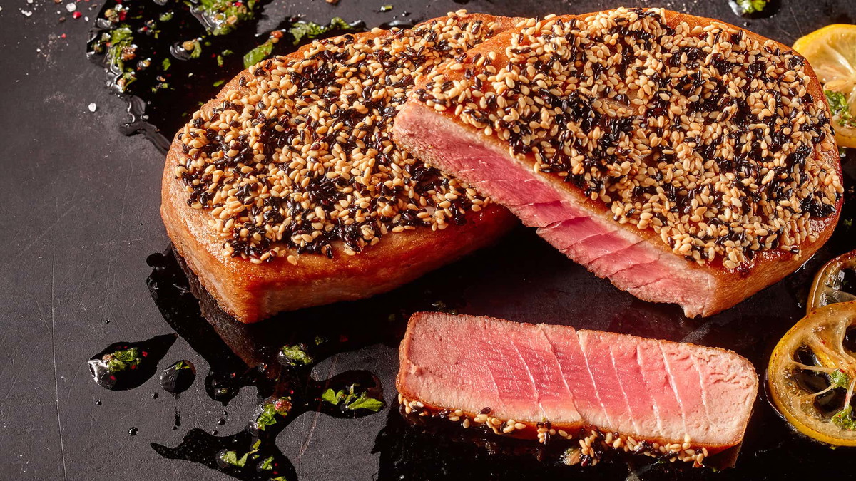 Sesame Crusted Tuna Steaks