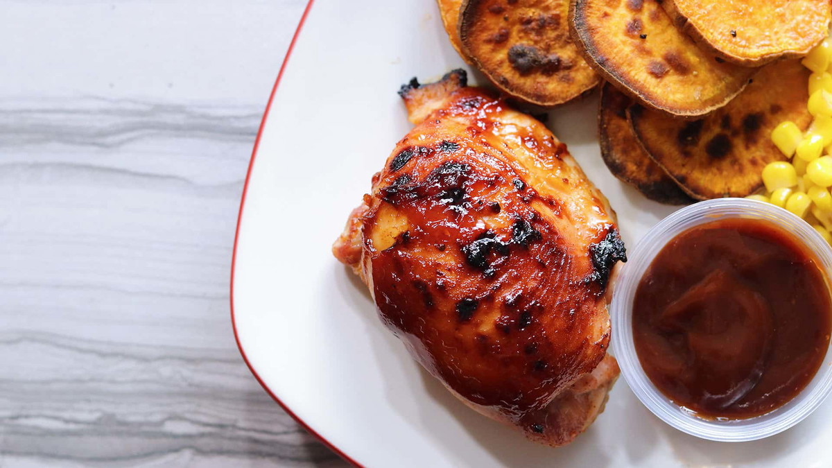 Sheet Pan BBQ Chicken Thighs