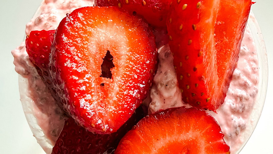 Strawberry Chia Pudding