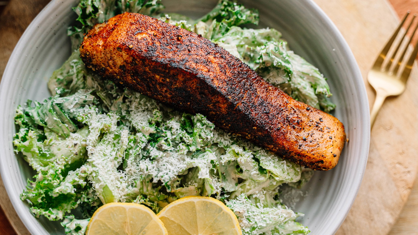Image of Blackened Salmon Caesar Salad