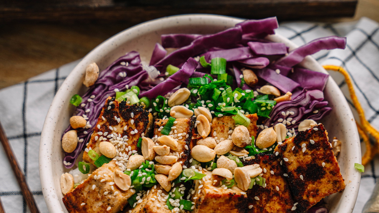 Image of Crispy Tofu Rice Bowl