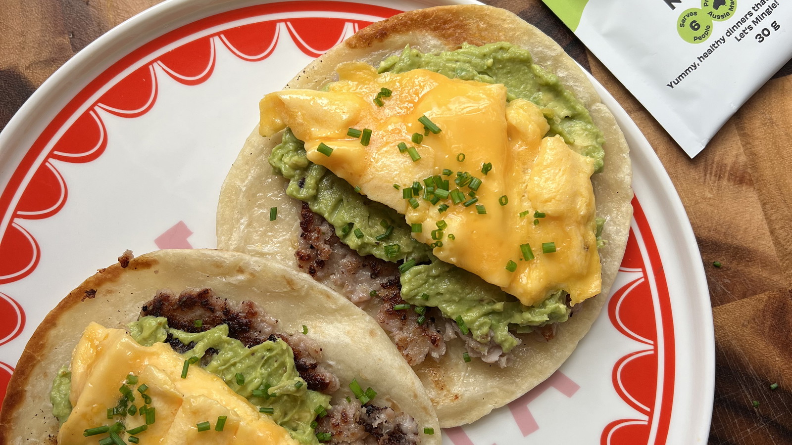 Image of Smashed Sausage Breakfast Taco