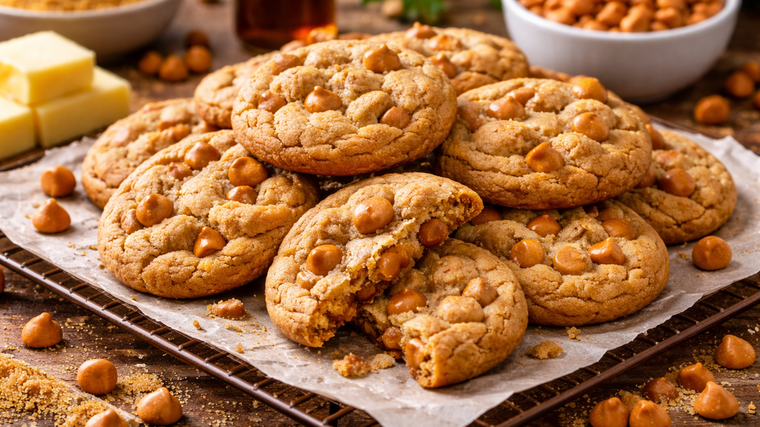 Butterscotch Cookies Using Extract