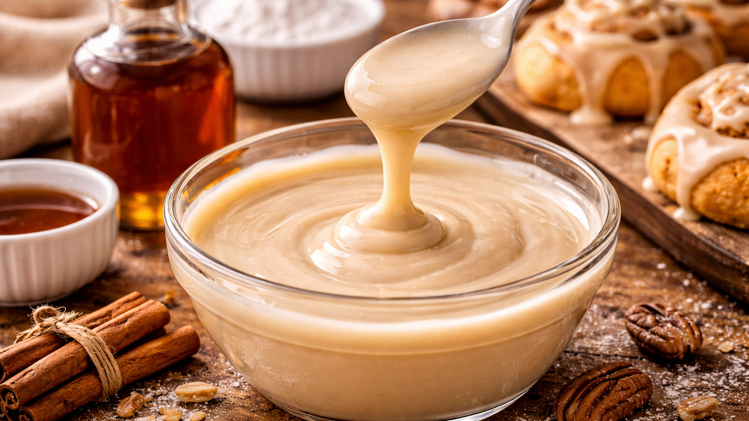 Maple Glaze for Baked Goods
