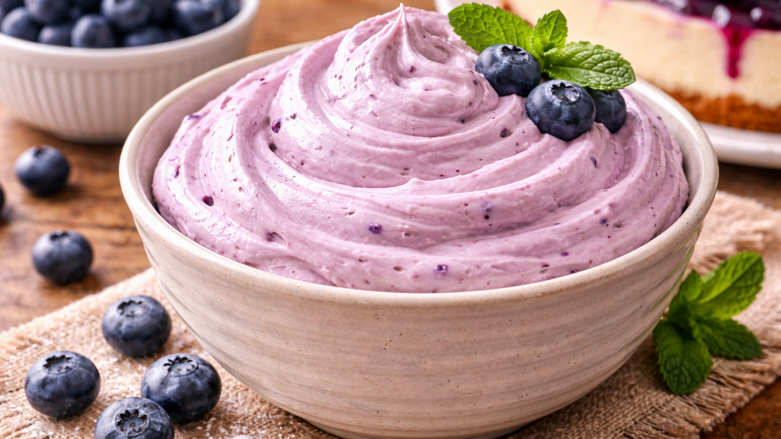 Blueberry Cheesecake Frosting