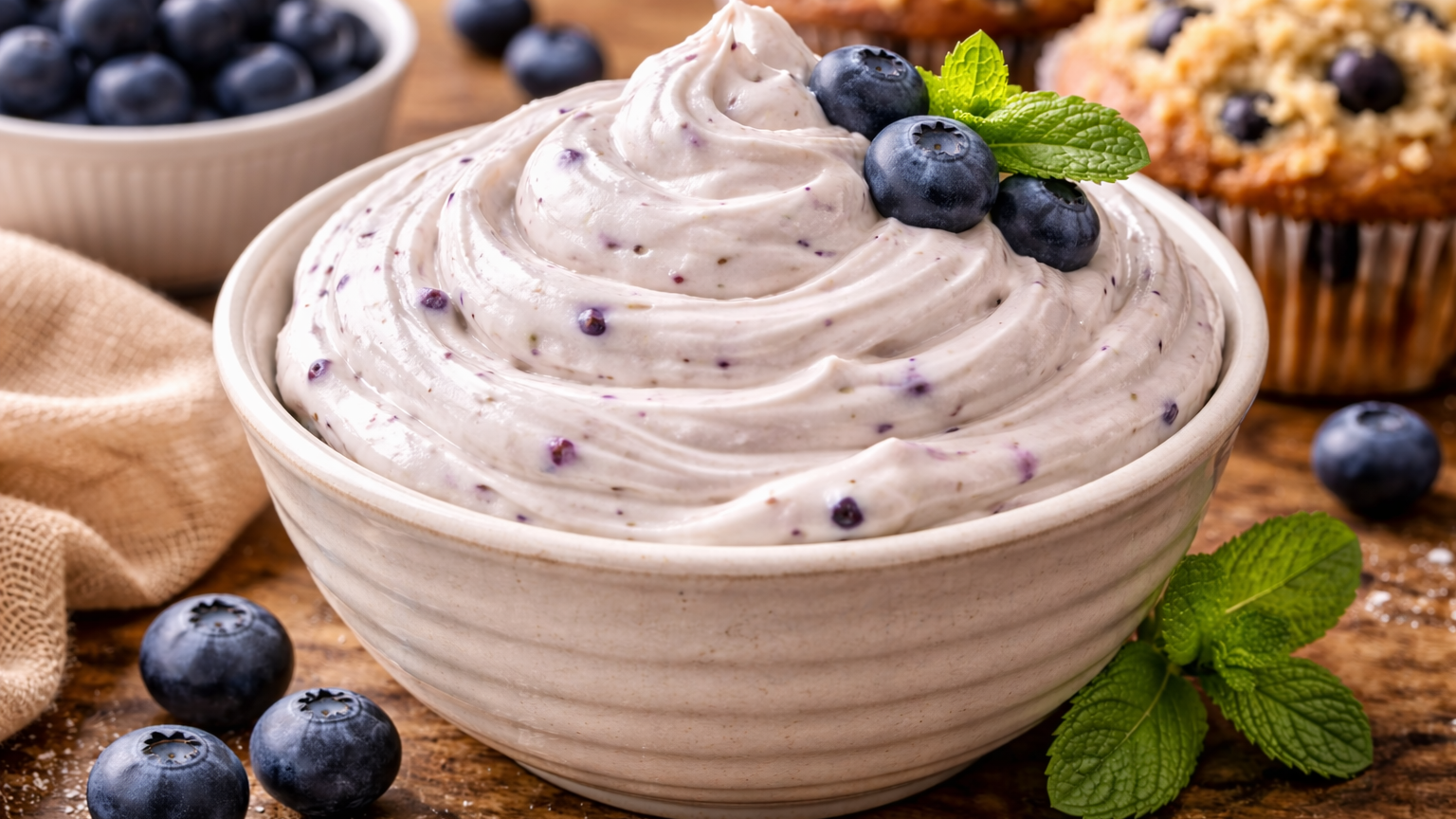 Blueberry Muffin Frosting Recipe