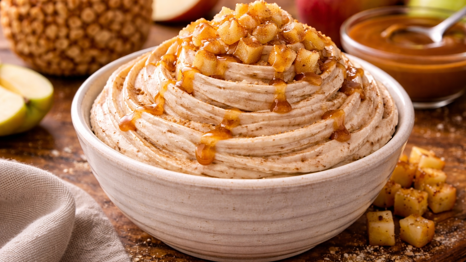 Caramel Apple Frosting for Fall Desserts
