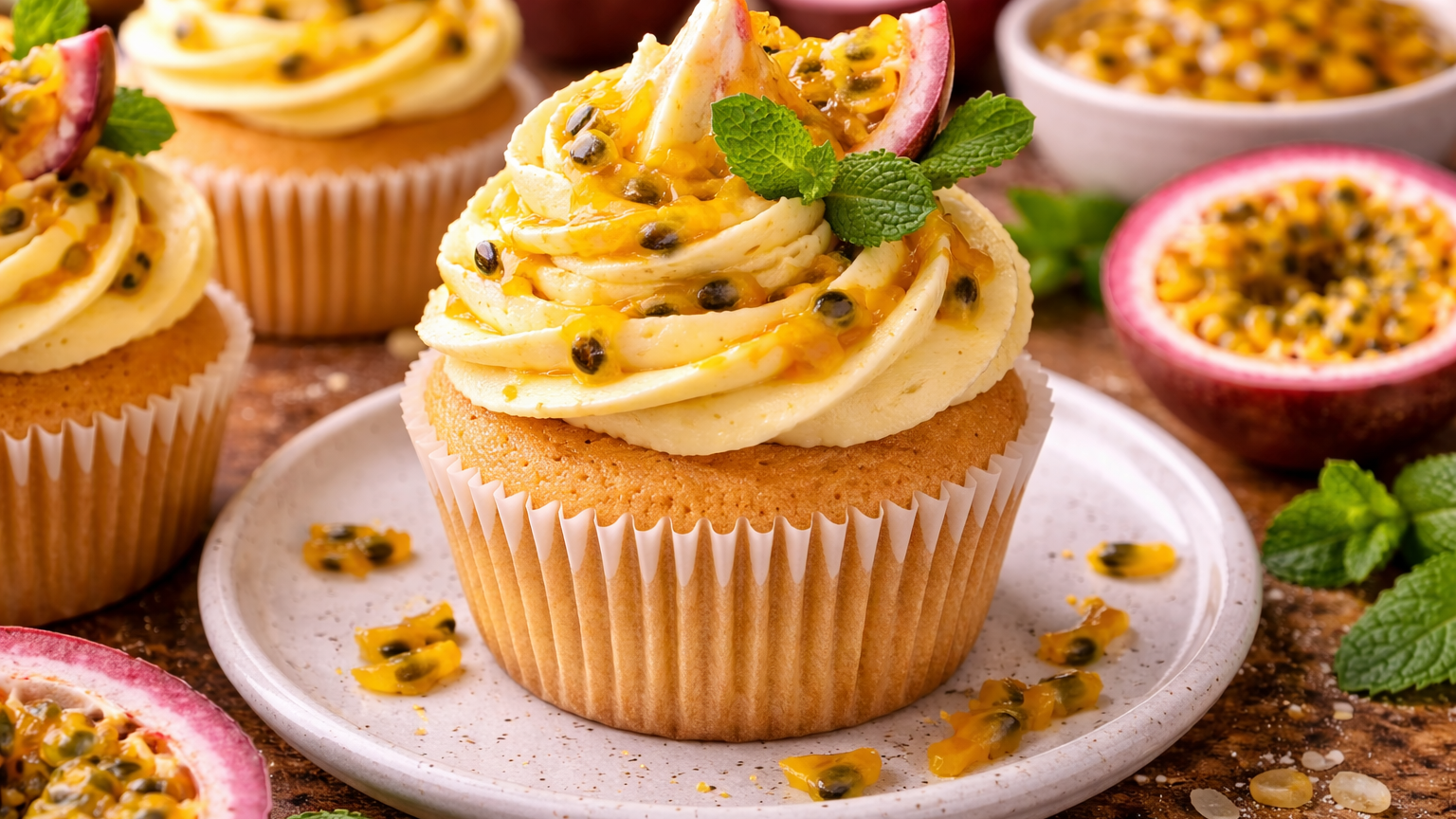 Passion Fruit Cupcake Frosting