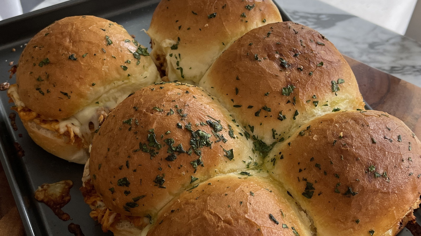 Image of Cheesy Chipotle Sliders